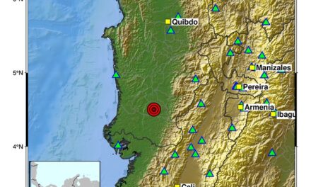 Sismos Colombia: enjambre sísmico en Chocó se sintió este lunes