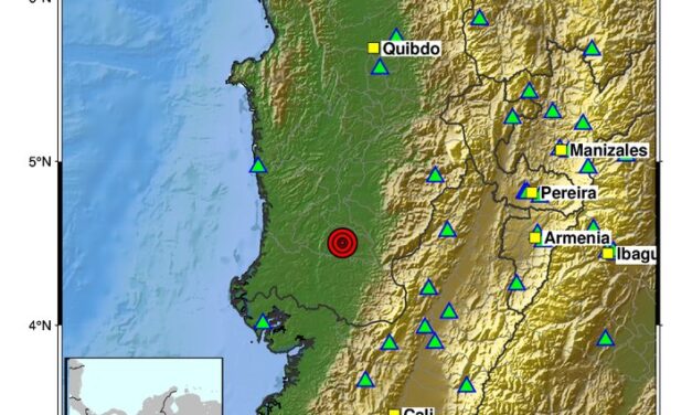 Sismos Colombia: enjambre sísmico en Chocó se sintió este lunes