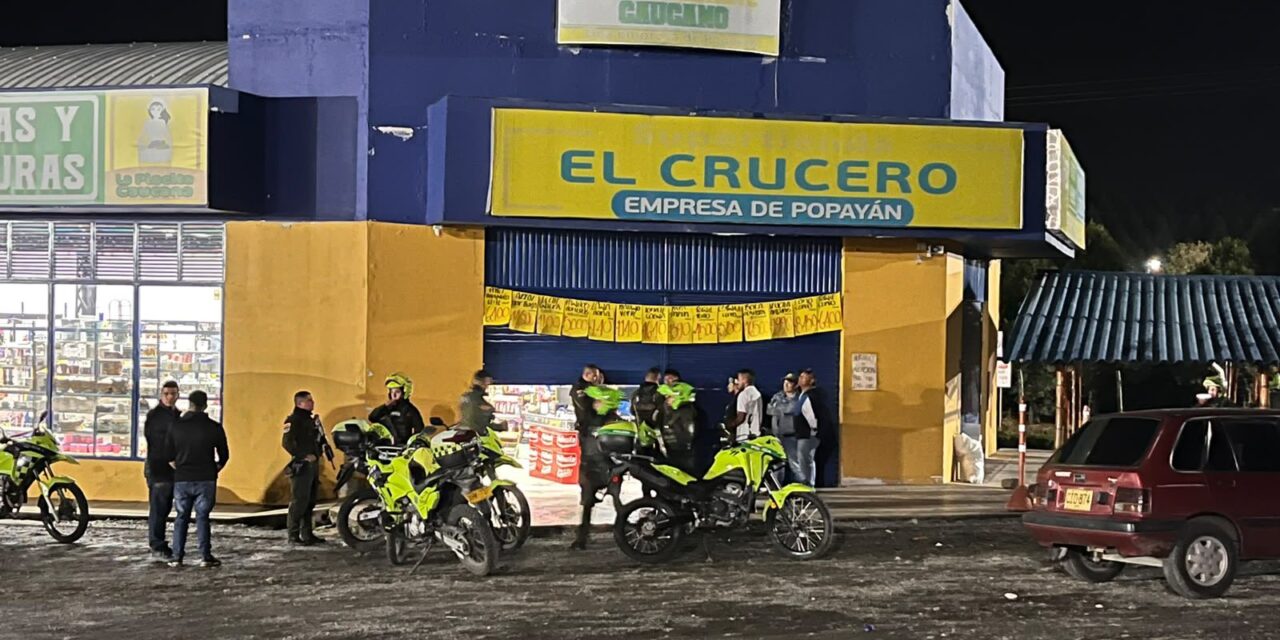 Violencia e inseguridad en el norte de Popayán: homicidio en Villa Docente y asalto frustrado