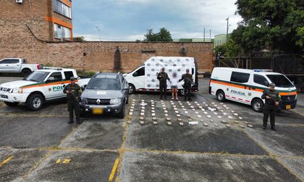 Policía incauta cargamento de base de coca en Rosas, Cauca