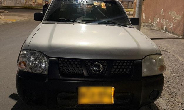 Recuperan camioneta hurtada en Popayán