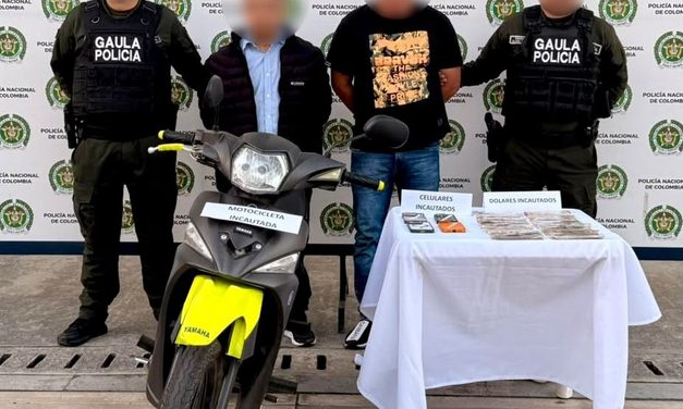 Capturan extorsionistas en Popayán tras exigencia de 60 millones