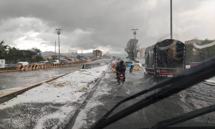 Tormenta de granizo en Bogotá frenó los vuelos en El Dorado