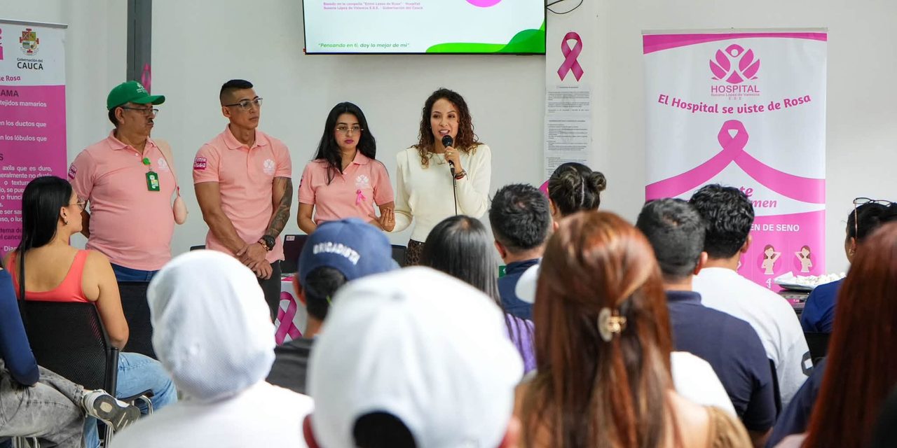 Café Rosa: Hospital Susana López de Valencia sensibiliza en la Industria Licorera del Cauca