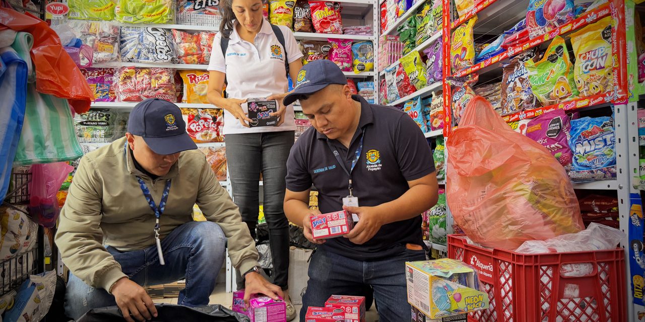 Operativos a dulcerías en Popayán protegen la salud de los niños