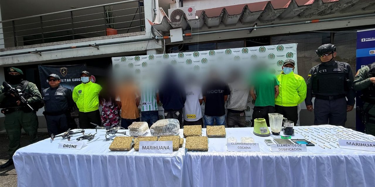 LOS HALCONES, Policía desarticula a grupo en Popayán