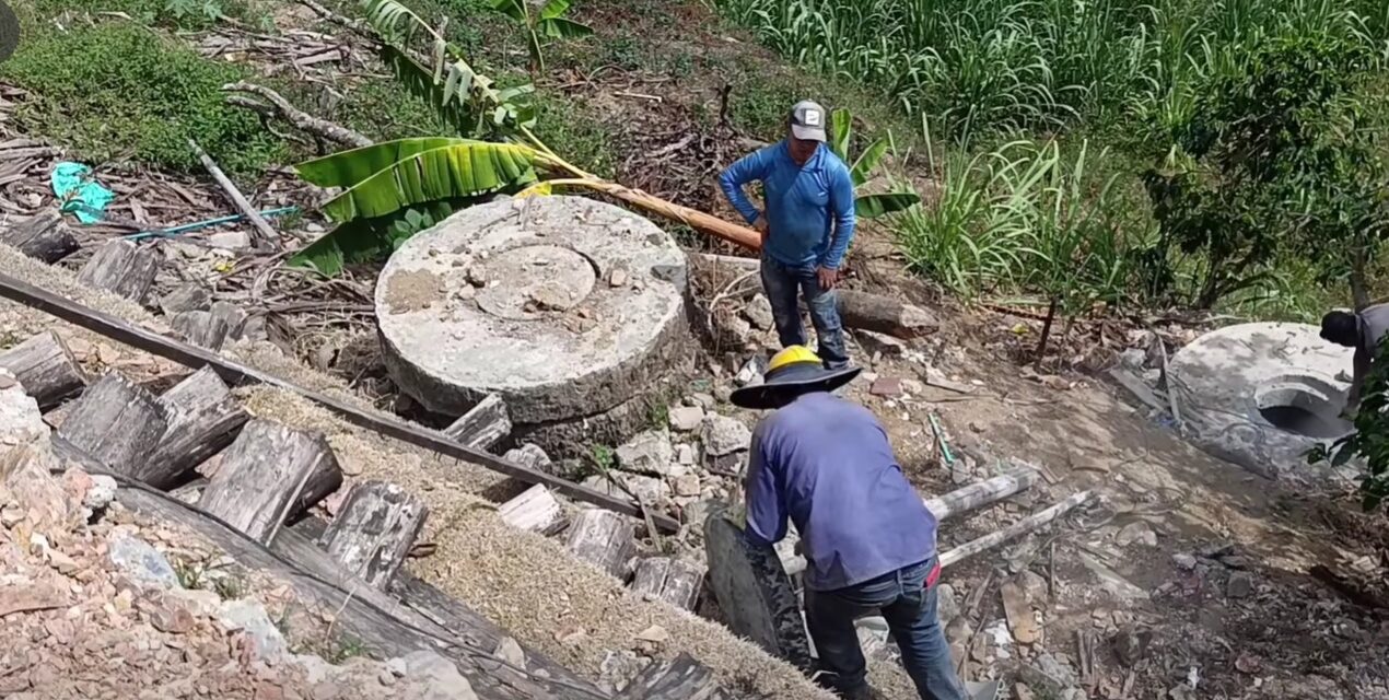 Obras biomecánicas en Poblazón mitigan el riesgo por deslizamientos
